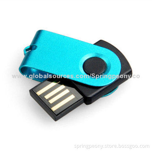 Promotion 32/64GB Rotate U-disk USB Flash Drive with Plug-and-play Function